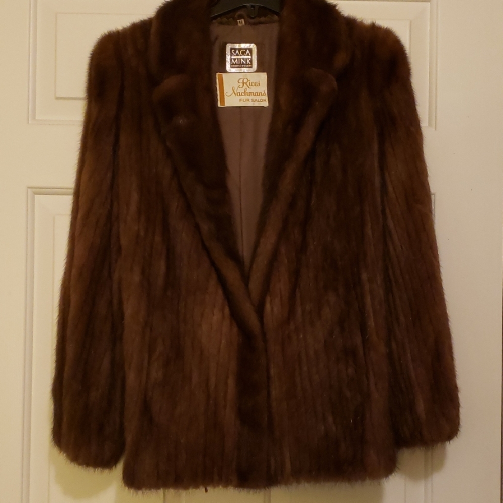 Mink Jacket size 12